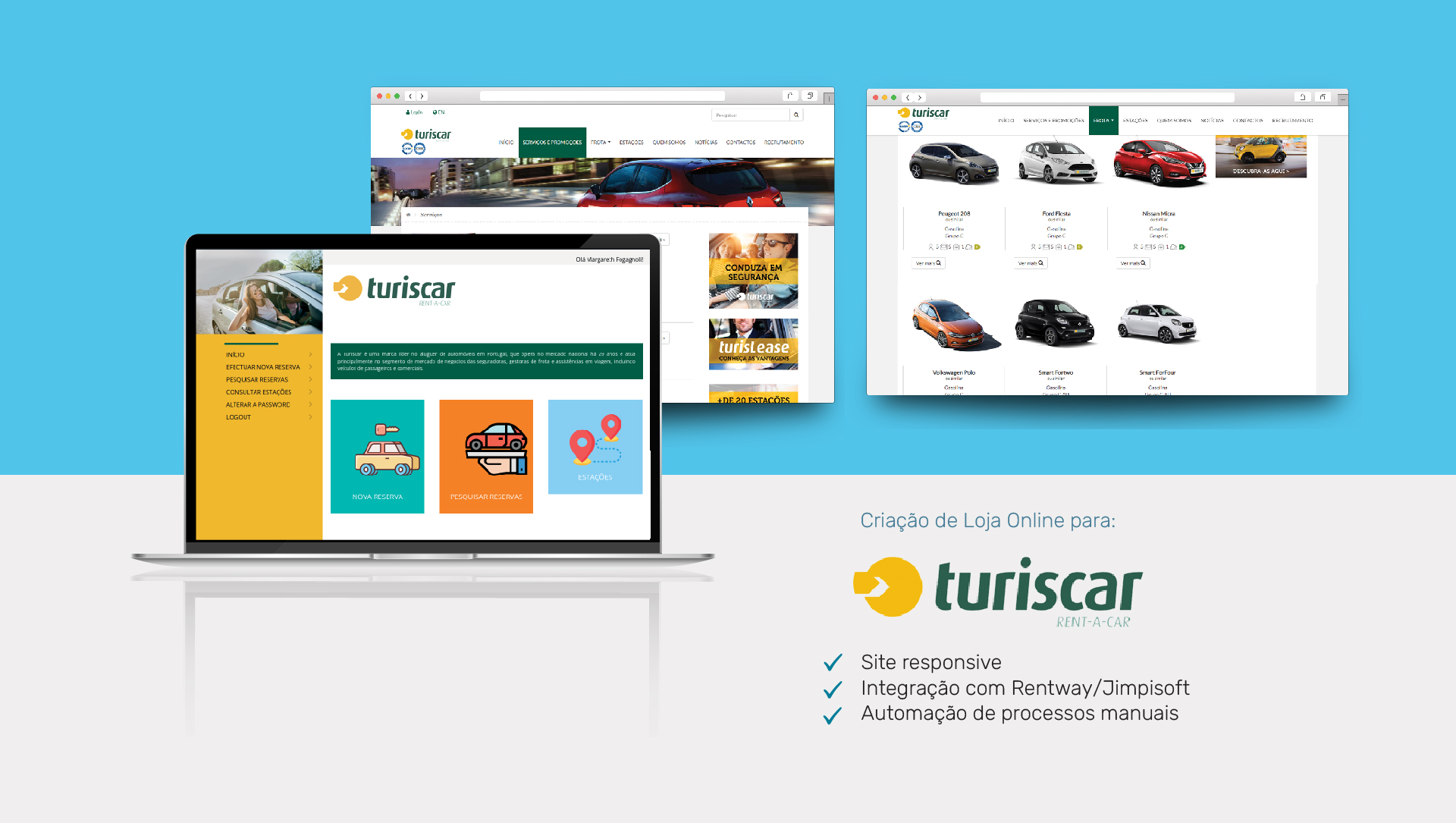 Site para Turiscar Rent-a-Car
