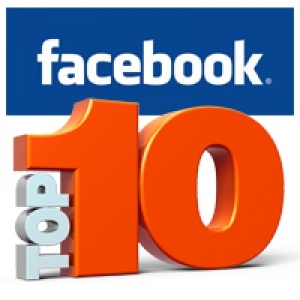 Top 10 páginas de Facebook - primeira semana de Julho
