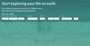 Site mostra-lhe o que mudou no mundo, desde que nasceu