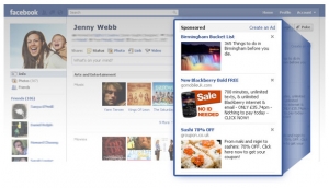 Redução de publicidade no Facebook