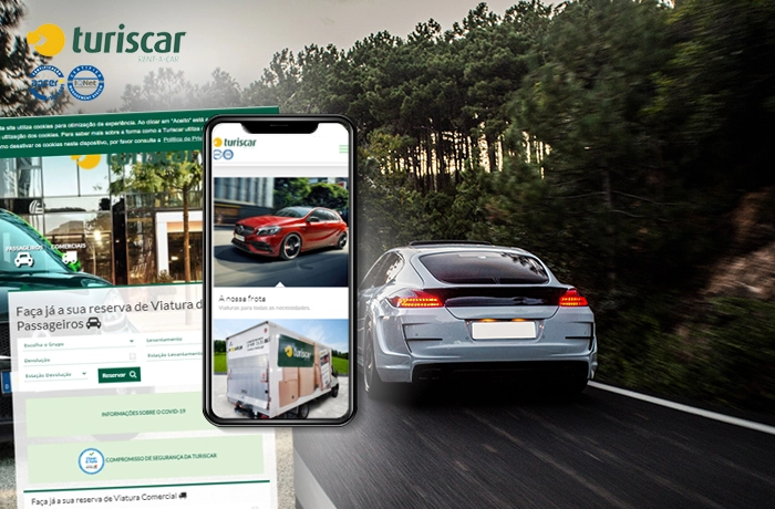 Criação de site para Turiscar